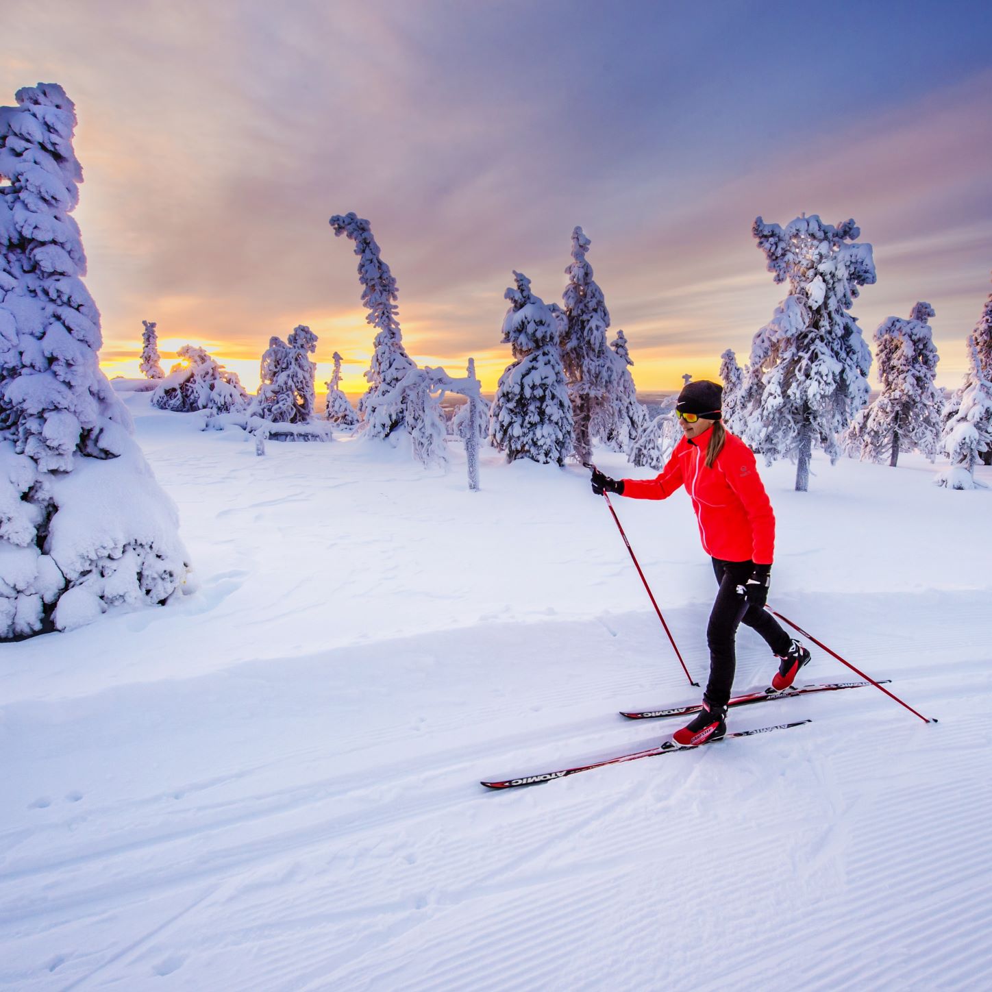 Saaga Travel Saaga Students Syöte Winter Adventure Weekend 2022 cross-country skiing in Syöte